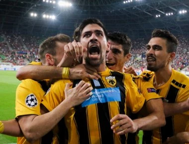 Η φανέλα της ΑΕΚ για τη ρεβάνς με τη Βίντι για το Champions League